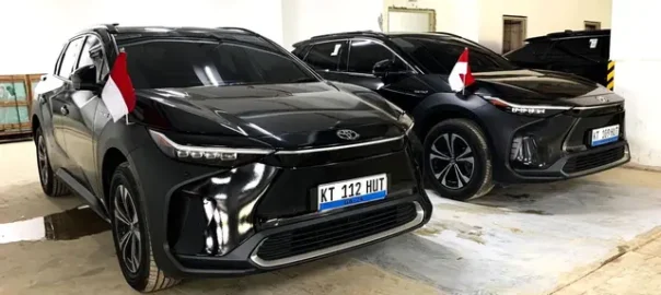 40 Unit Toyota bZ4X Siap Antar Tamu VVIP di Upacara HUT Ke-79 RI di IKN